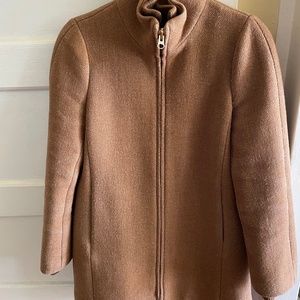 JCrew brown peacoat